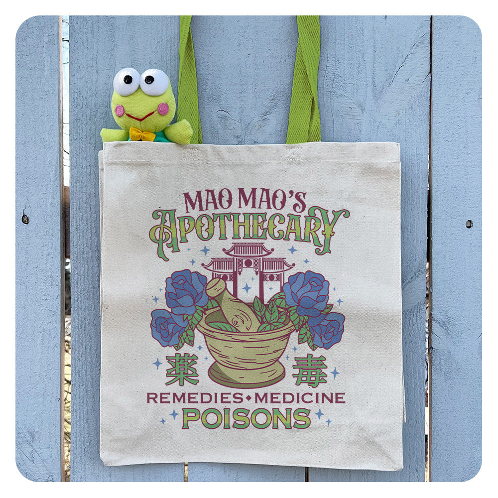 Mao Mao's Apothecary Poisons Contrast Handle Tote Bag