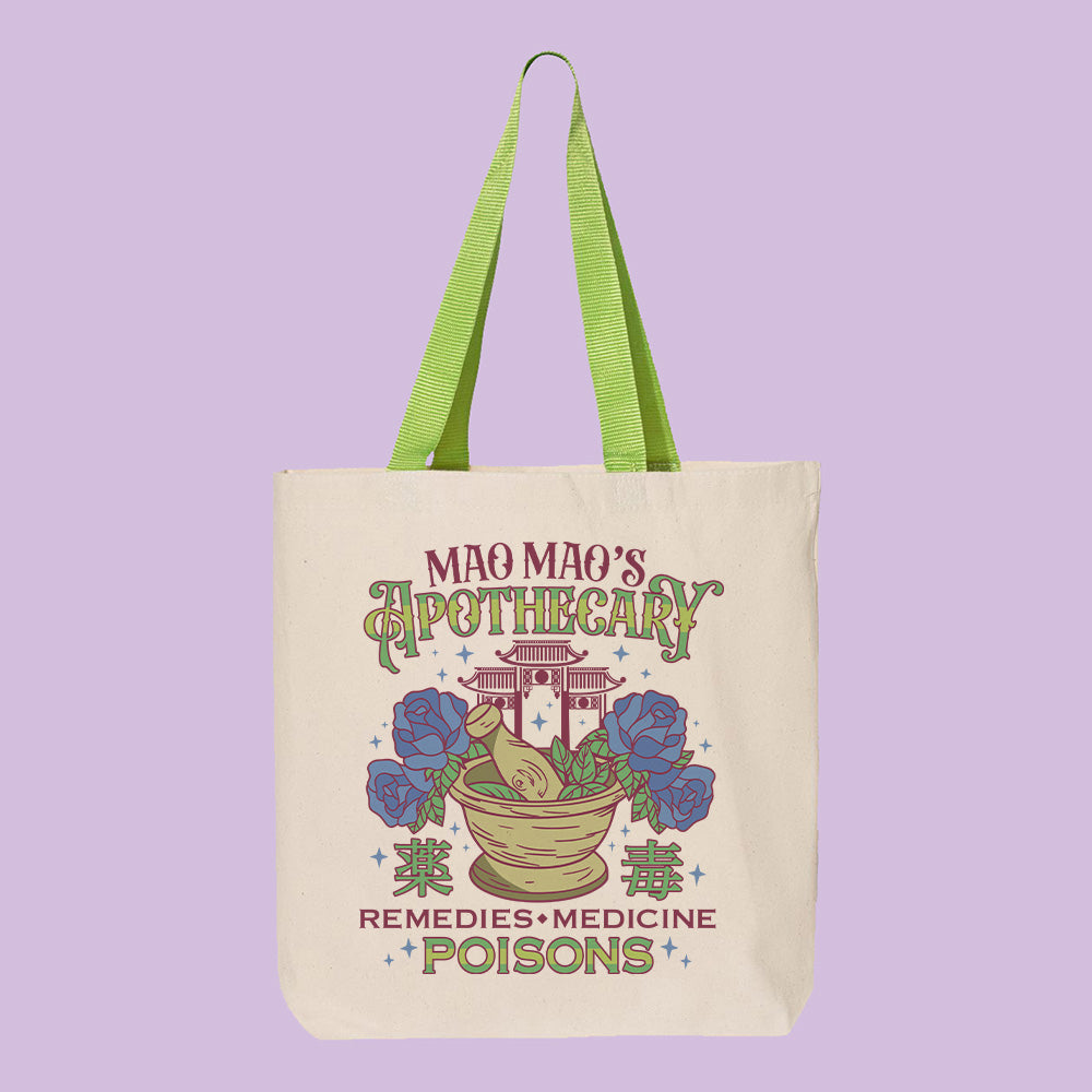 Mao Mao's Apothecary Poisons Contrast Handle Tote Bag