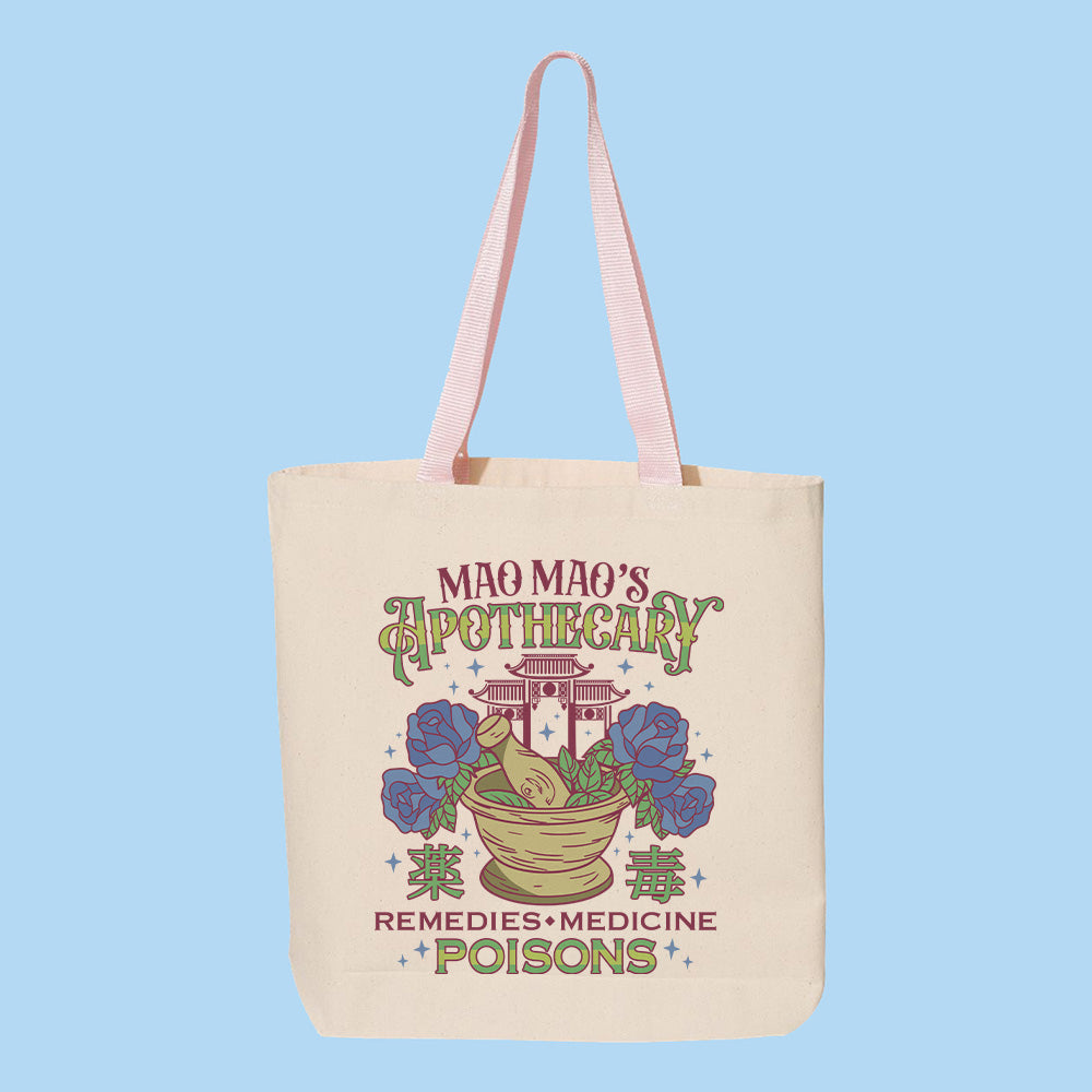 Mao Mao's Apothecary Poisons Contrast Handle Tote Bag