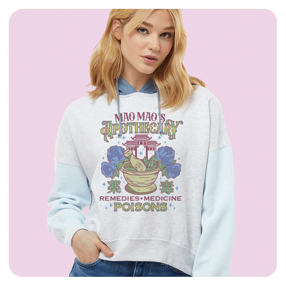 Mao Mao's Apothecary Poisons Colorblock Hoodie