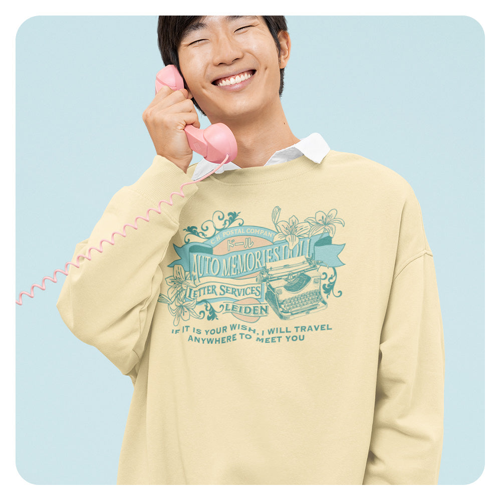 Auto Memories Doll Letter Services Comfort Colors Crewneck Sweatshirt
