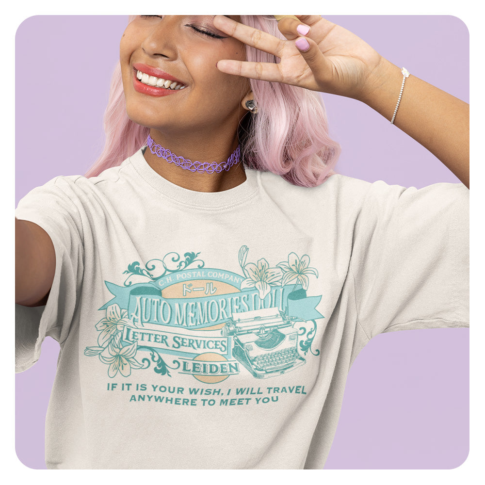 Auto Memories Doll Letter Services Comfort Colors T-Shirt