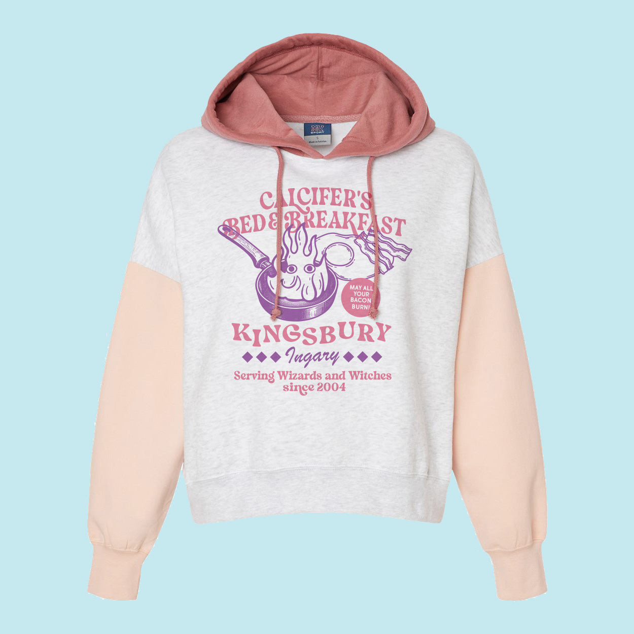Calcifer's Bed and Breakfast Colorblock Hoodie