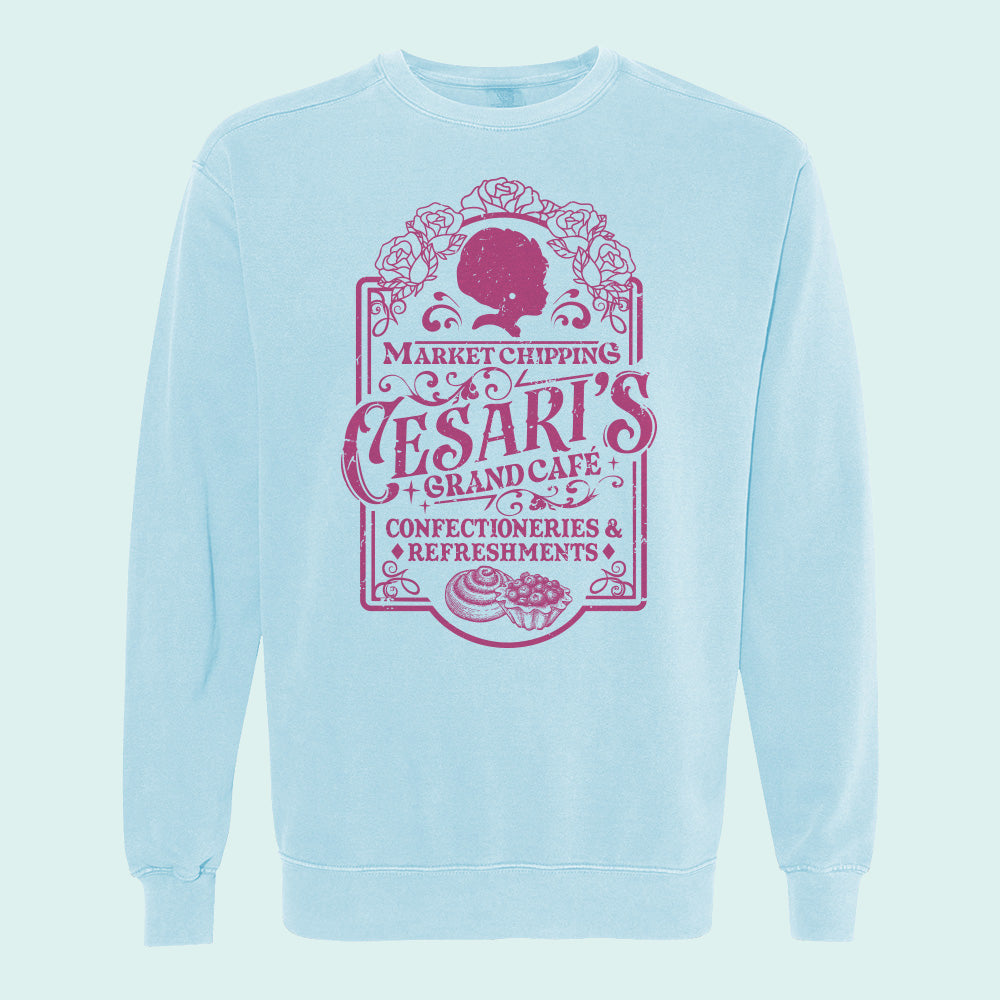 Cesari's Grand Cafe Comfort Colors Crewneck Sweatshirt