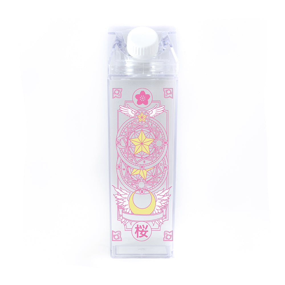Clow Card Sakura Milk Carton Bottle