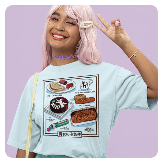 Delivery Witch Food Chart Comfort Colors T-Shirt