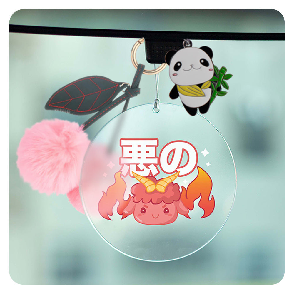 Devilish Sheep Rearview Mirror Hang