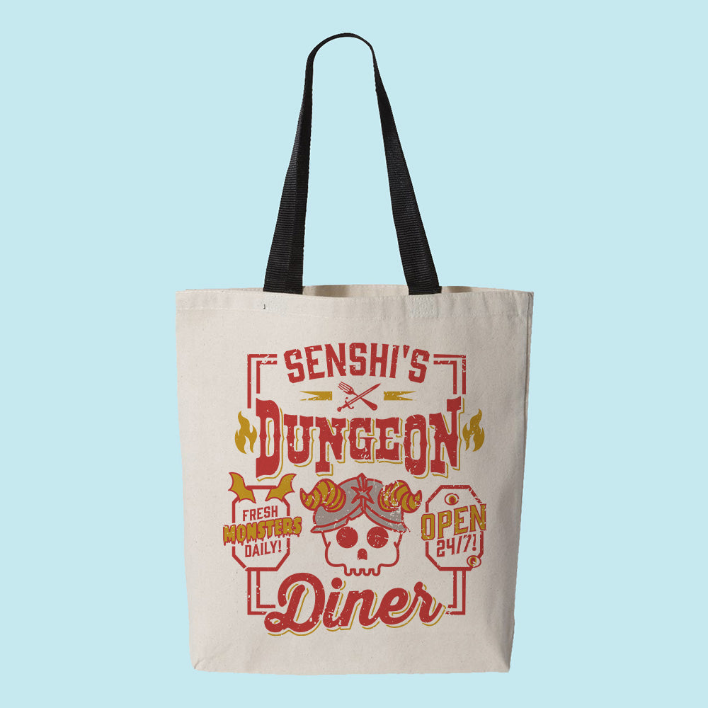 Senshi's Dungeon Diner Contrast Handle Tote Bag