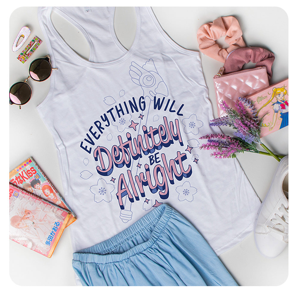 Everything Will Definitely be Alright Racerback Tank