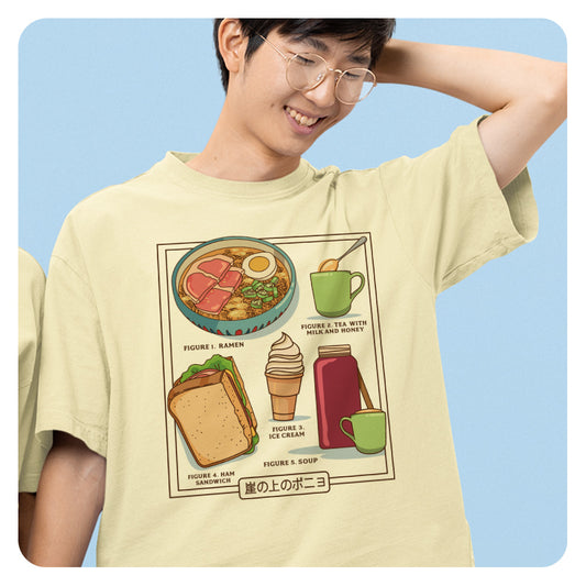 Ponyo Food Chart Comfort Colors T-Shirt
