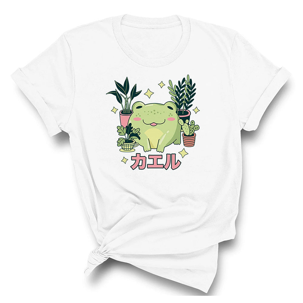 Frog with Plants T-Shirt