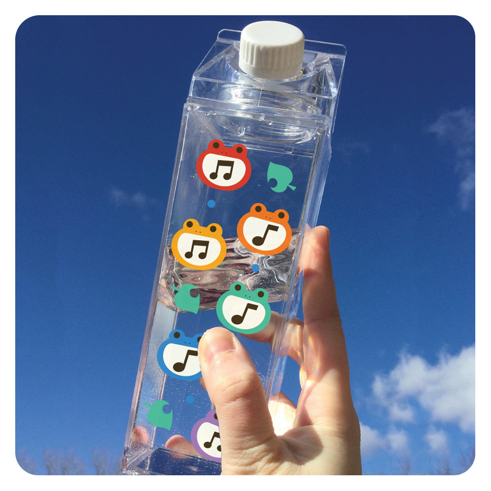 Froggy Music Notes Milk Carton Bottle