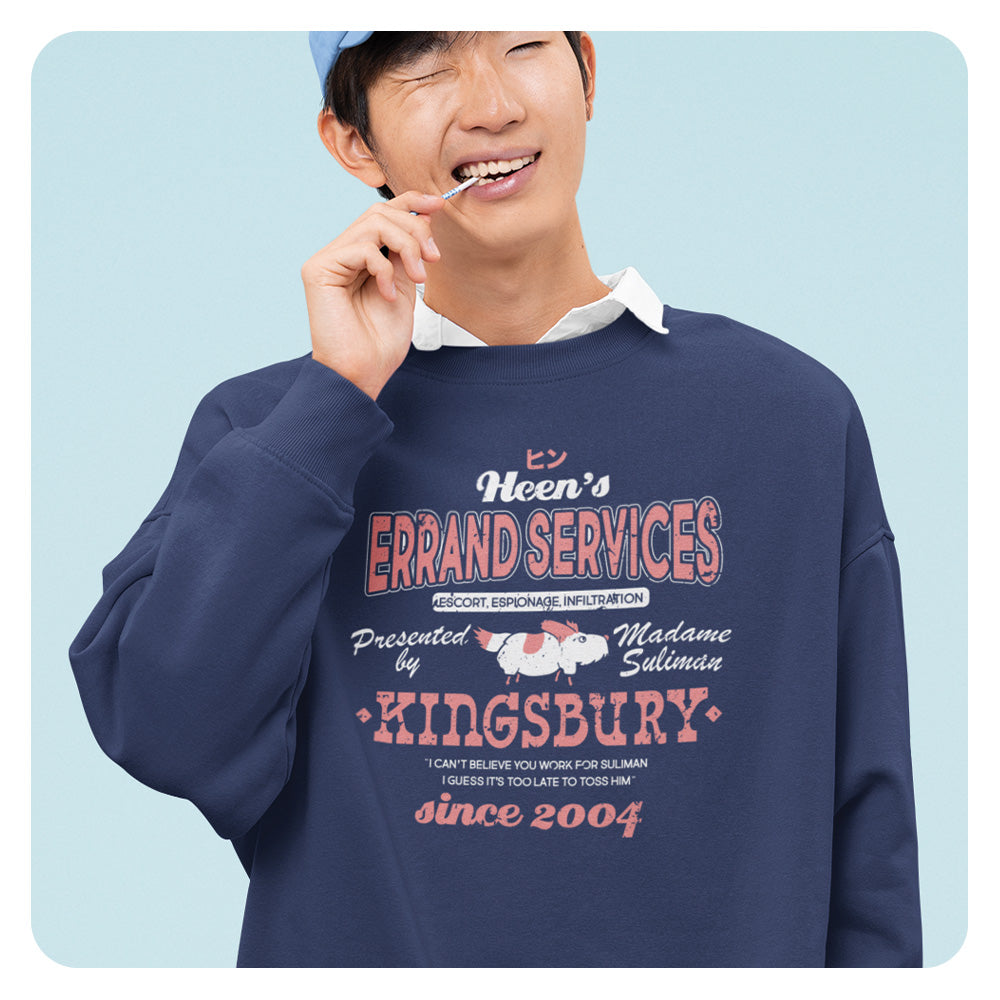 Heen's Errand Services Comfort Colors Crewneck Sweatshirt