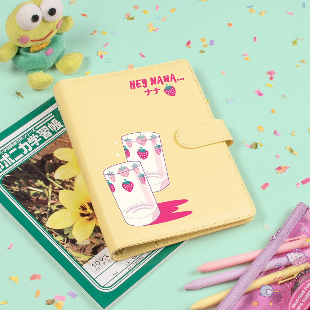 Hey Nana Strawberries A5 Journal Binder