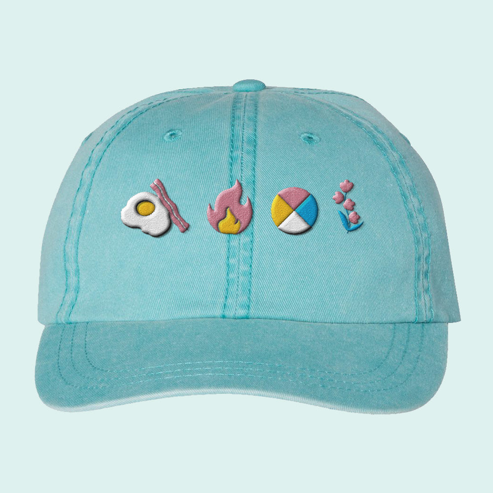 Moving Castle Icons Pigment Dyed Dad Hat