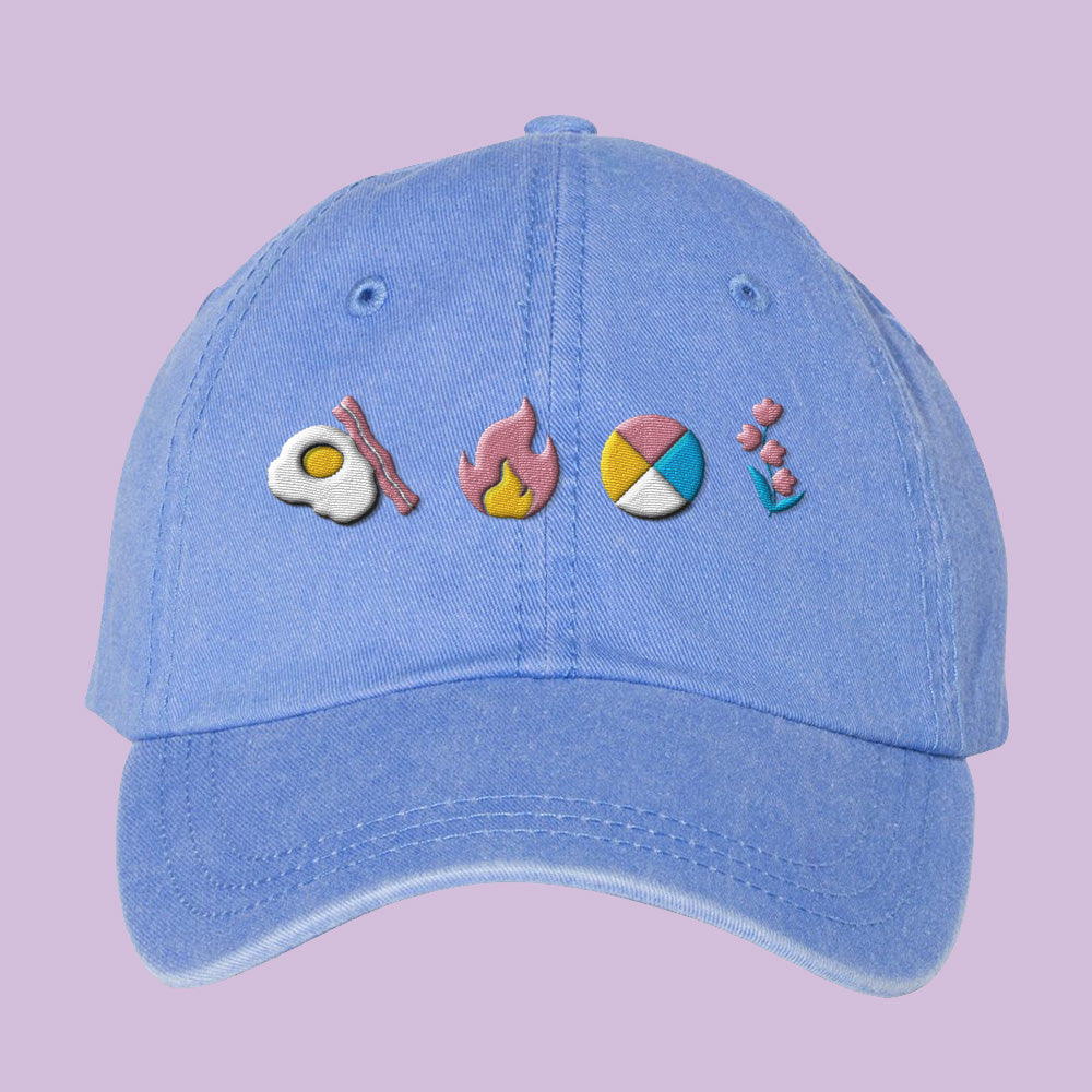 Moving Castle Icons Pigment Dyed Dad Hat