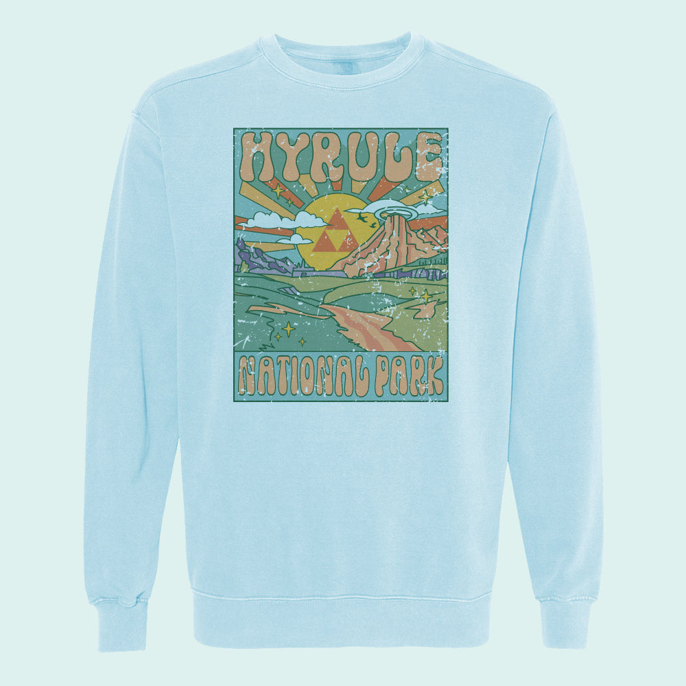 Hyrule National Park Comfort Colors Crewneck Sweatshirt