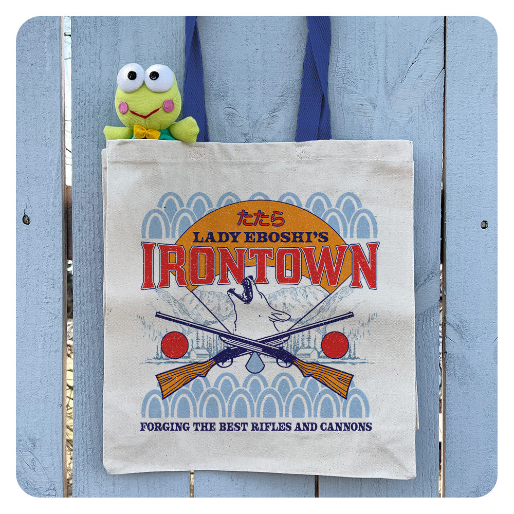 Lady Eboshi's Iron Town Contrast Handle Tote Bag