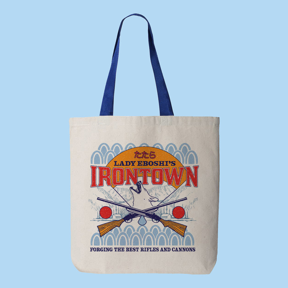 Lady Eboshi's Iron Town Contrast Handle Tote Bag