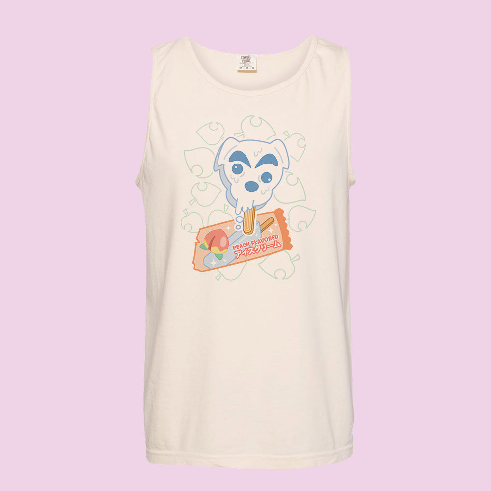 Musical Dog KK Slider Ice Cream Comfort Colors Tank Top