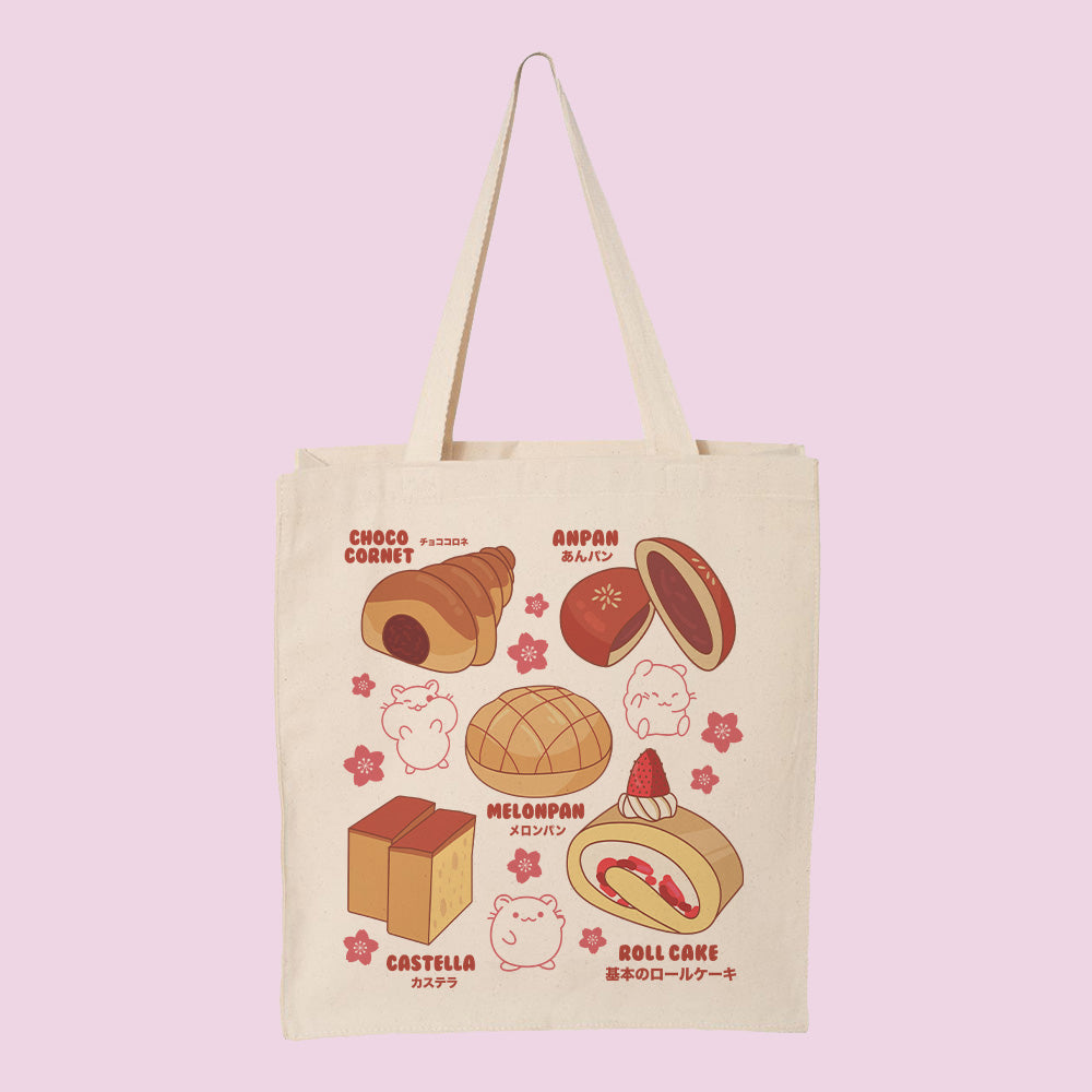 Kawaii Bakery Goods Tote Bag