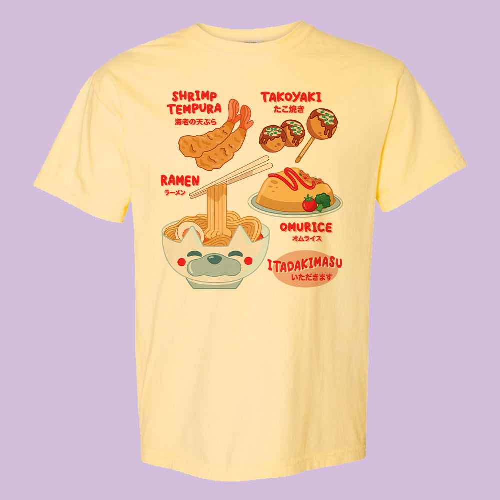 Kawaii Fried Foods Comfort Colors T-Shirt