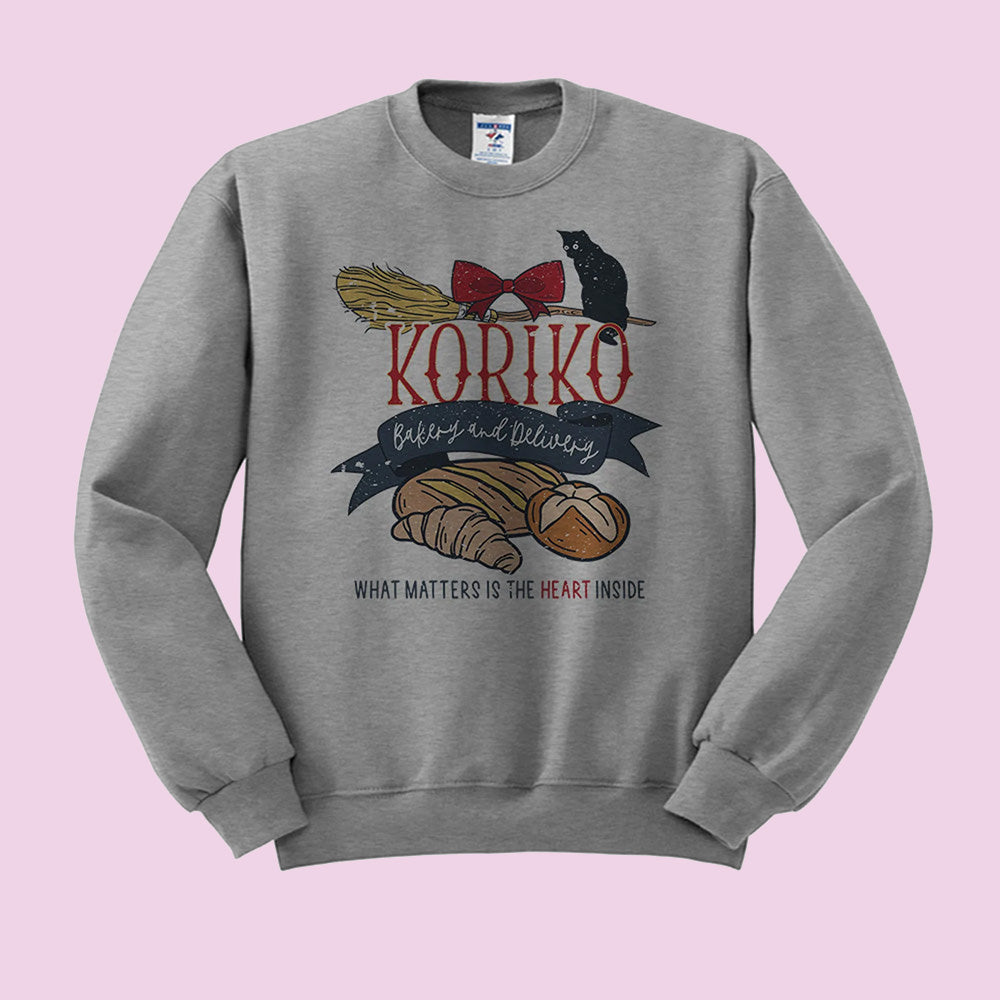Koriko Delivery and Bakery Crewneck Sweatshirt