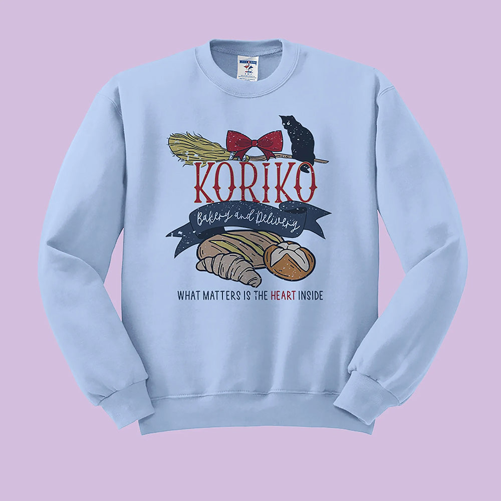 Koriko Delivery and Bakery Crewneck Sweatshirt