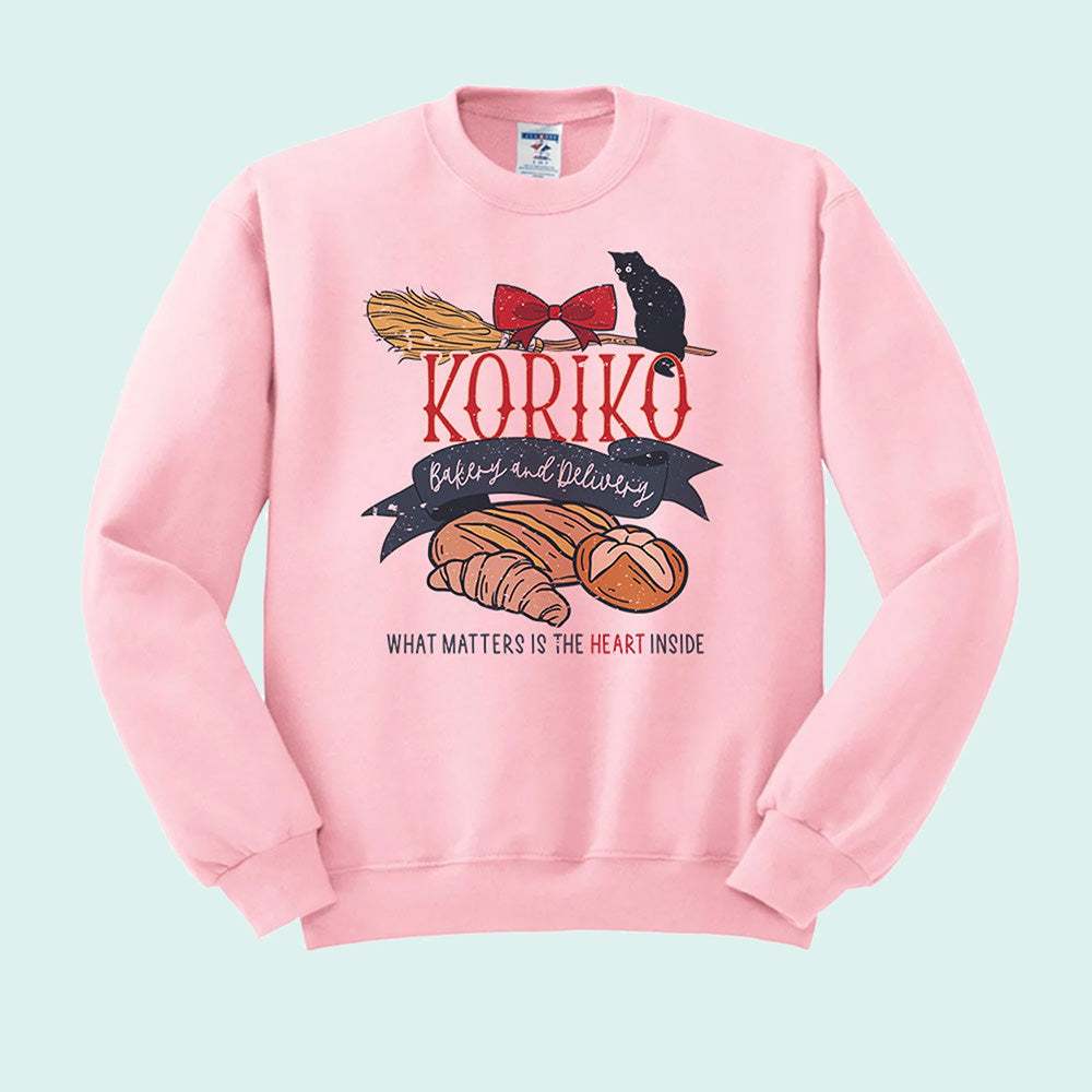 Koriko Delivery and Bakery Crewneck Sweatshirt
