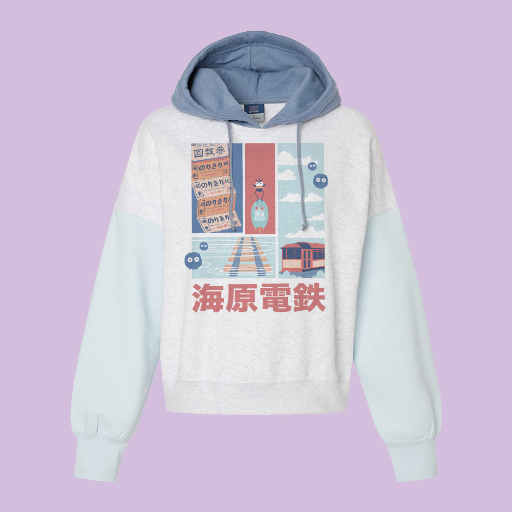 Sea Spirit Railway Colorblock Hoodie