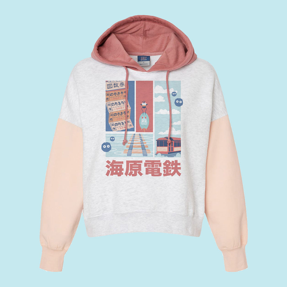 Sea Spirit Railway Colorblock Hoodie