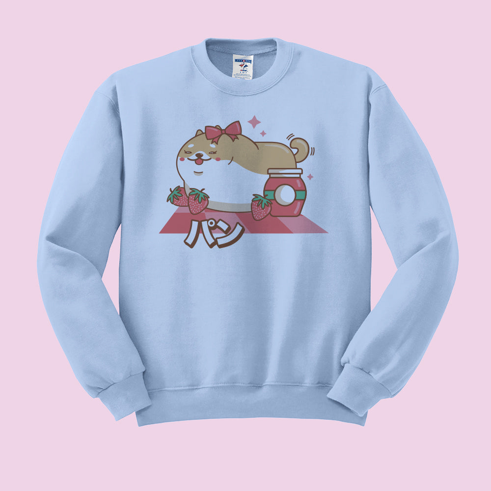Shiba Inu Bread Loaf Crewneck Sweatshirt