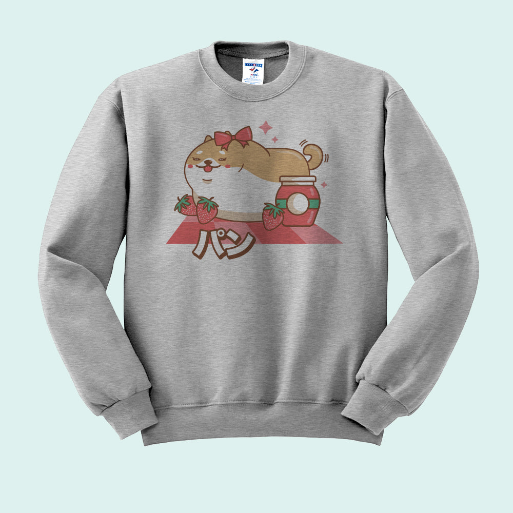 Shiba Inu Bread Loaf Crewneck Sweatshirt