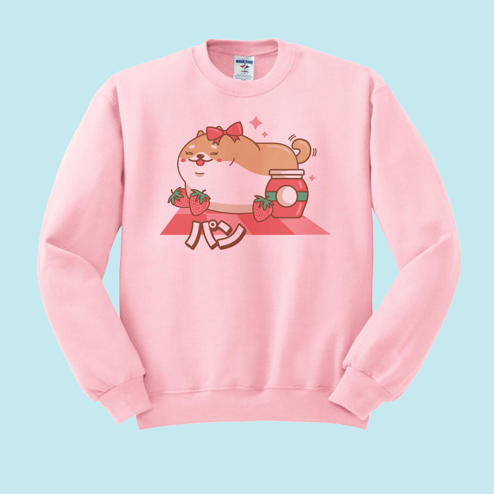 Shiba Inu Bread Loaf Crewneck Sweatshirt