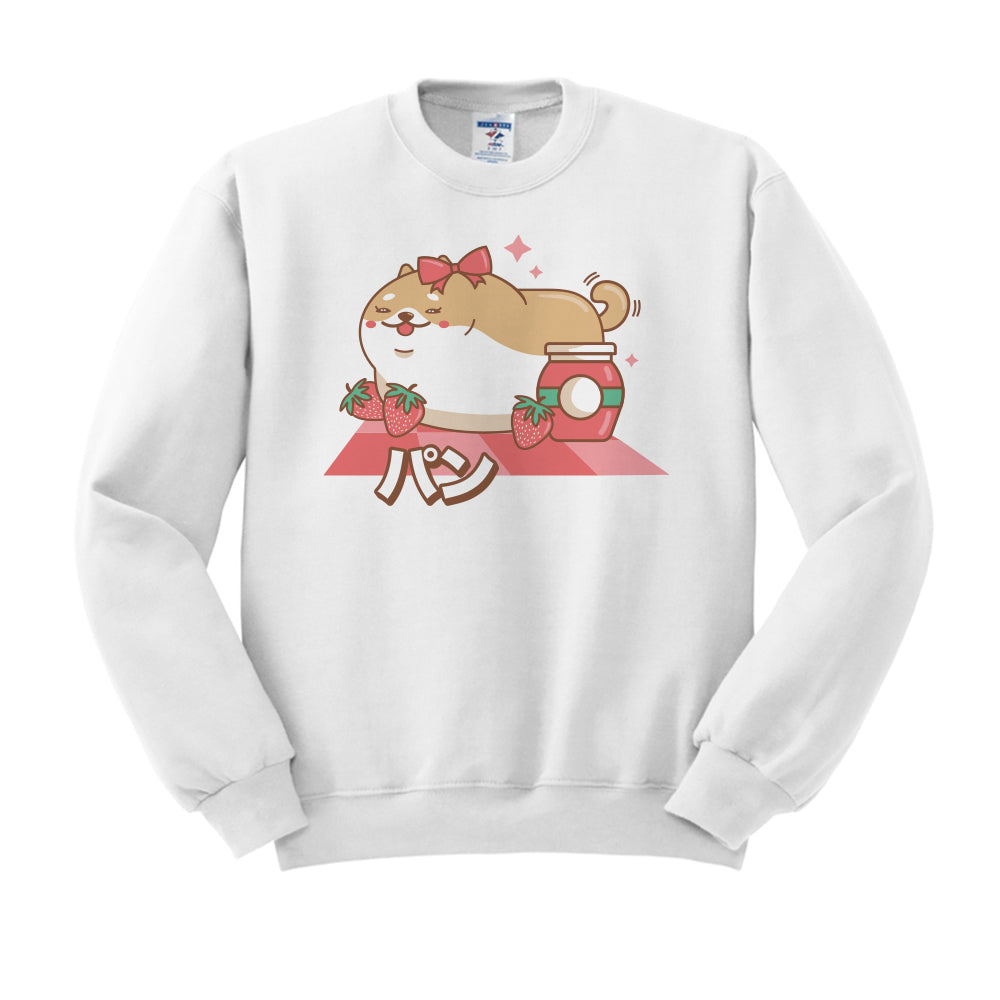 Shiba Inu Bread Loaf Crewneck Sweatshirt