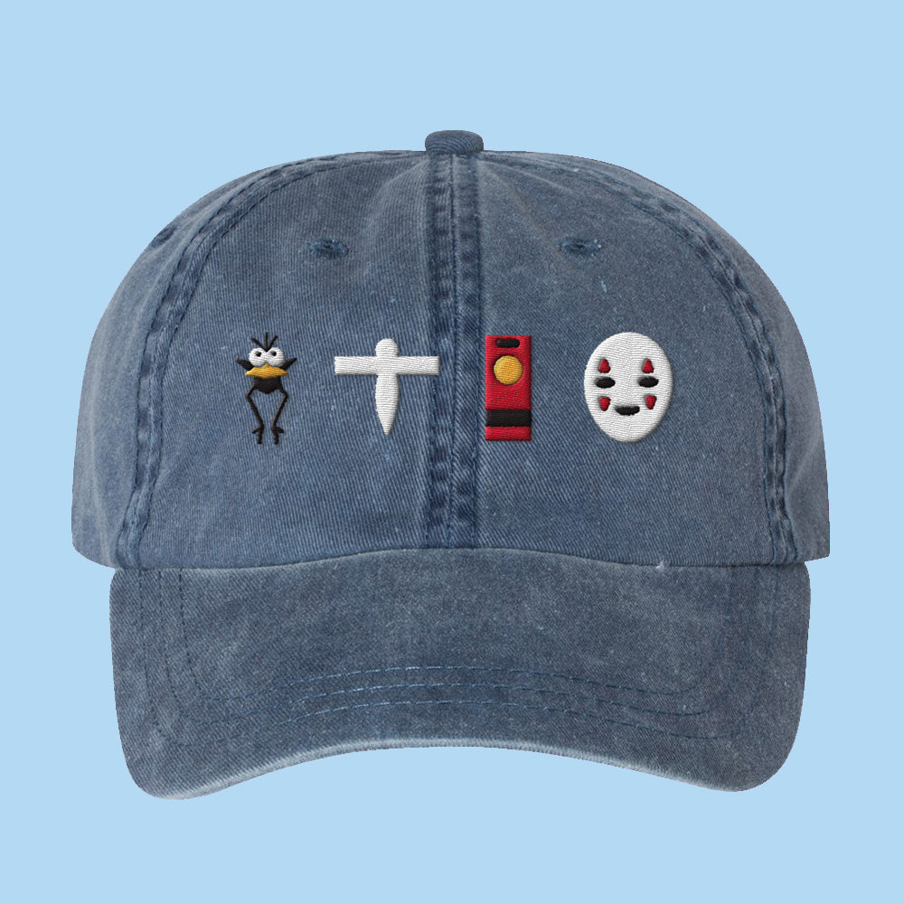 Spirit Bathhouse Icons Pigment Dyed Dad Hat