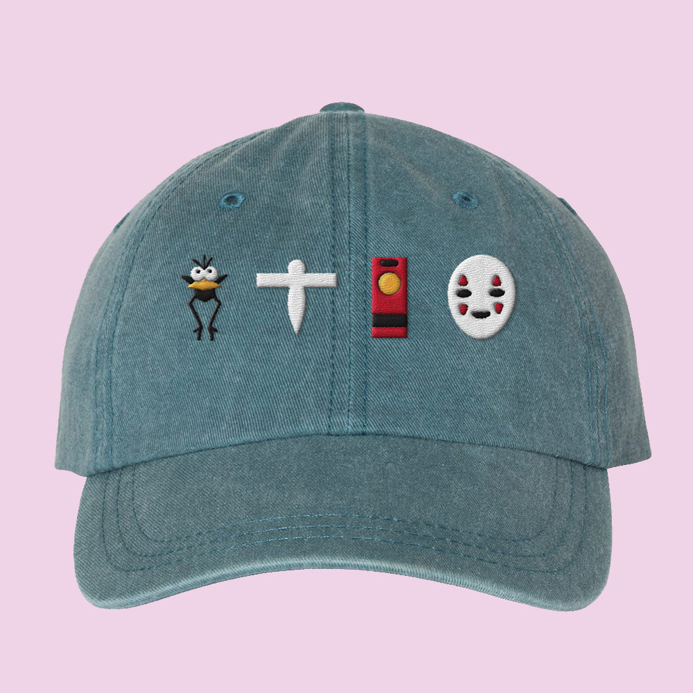 Spirit Bathhouse Icons Pigment Dyed Dad Hat