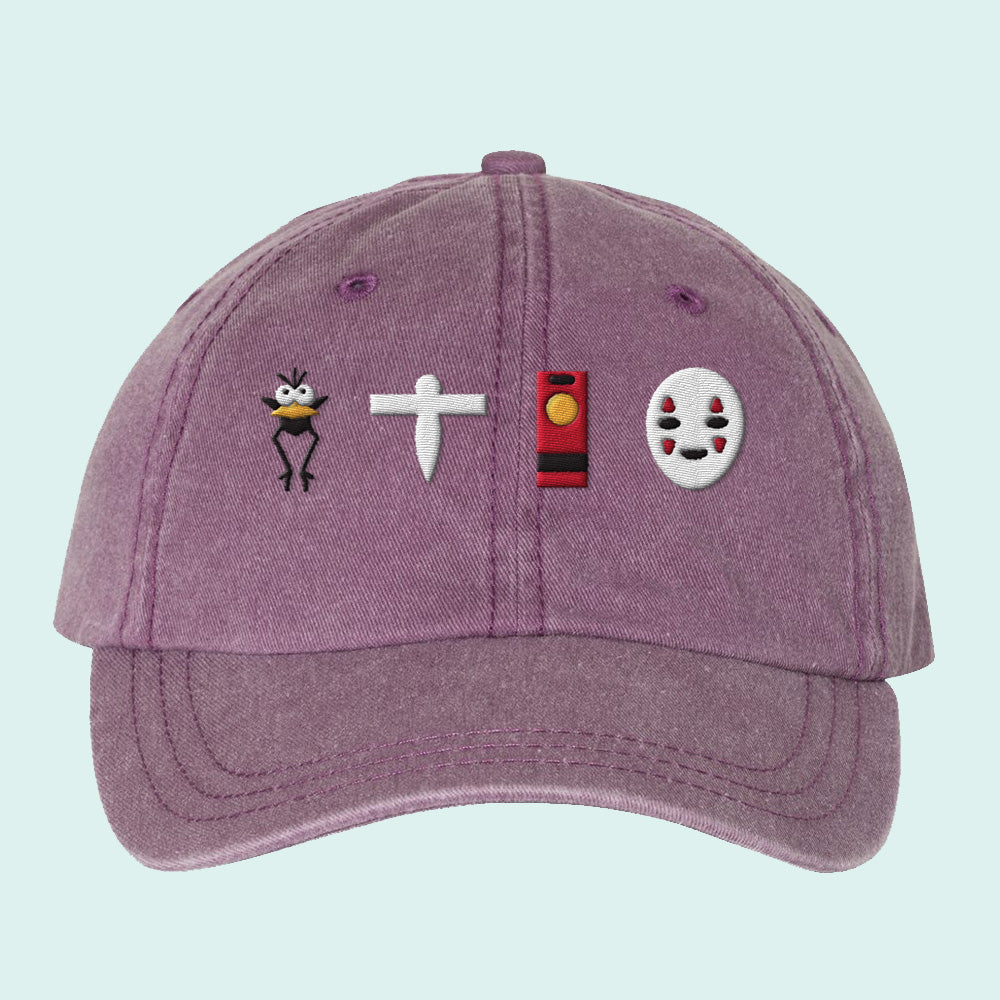 Spirit Bathhouse Icons Pigment Dyed Dad Hat