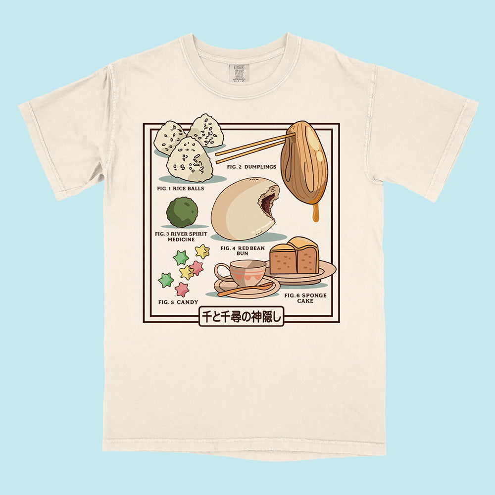 Spirit Bathhouse Chart Comfort Colors T-Shirt