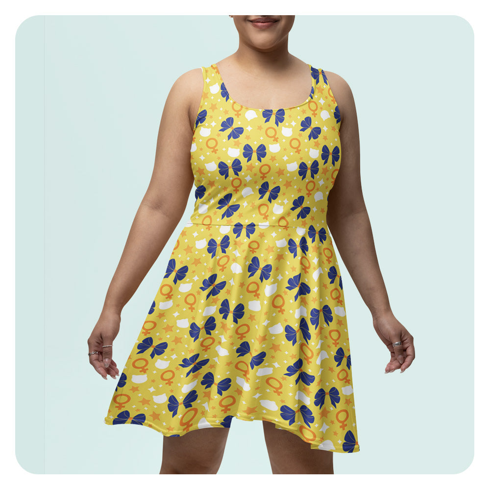 venus skater dress Venus Mushroom Skater Dress Spooky Cat Press