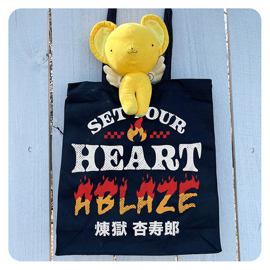 Set Your Heart Ablaze Tote Bag