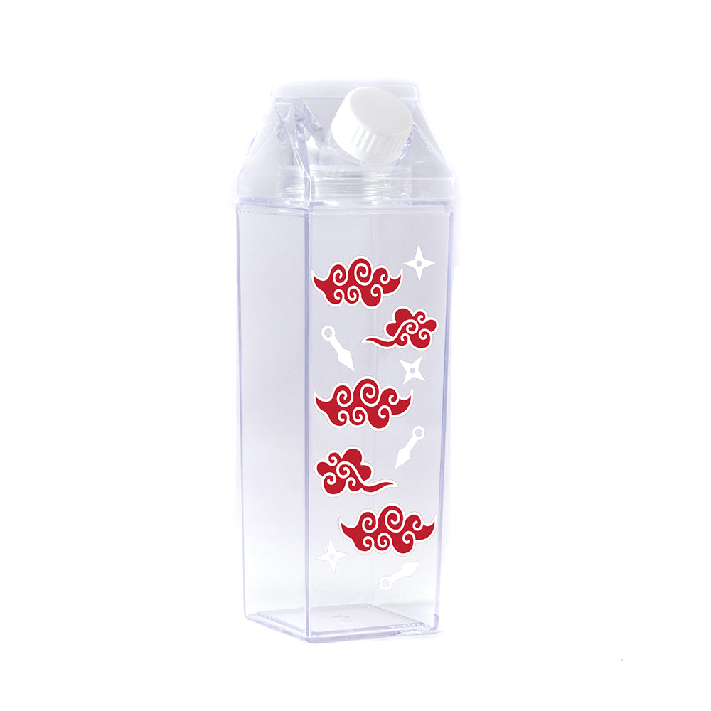 Akatsuki Red Cloud Milk Carton Bottle