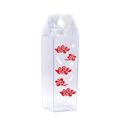 Akatsuki Red Cloud Milk Carton Bottle