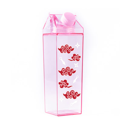 Akatsuki Red Cloud Milk Carton Bottle