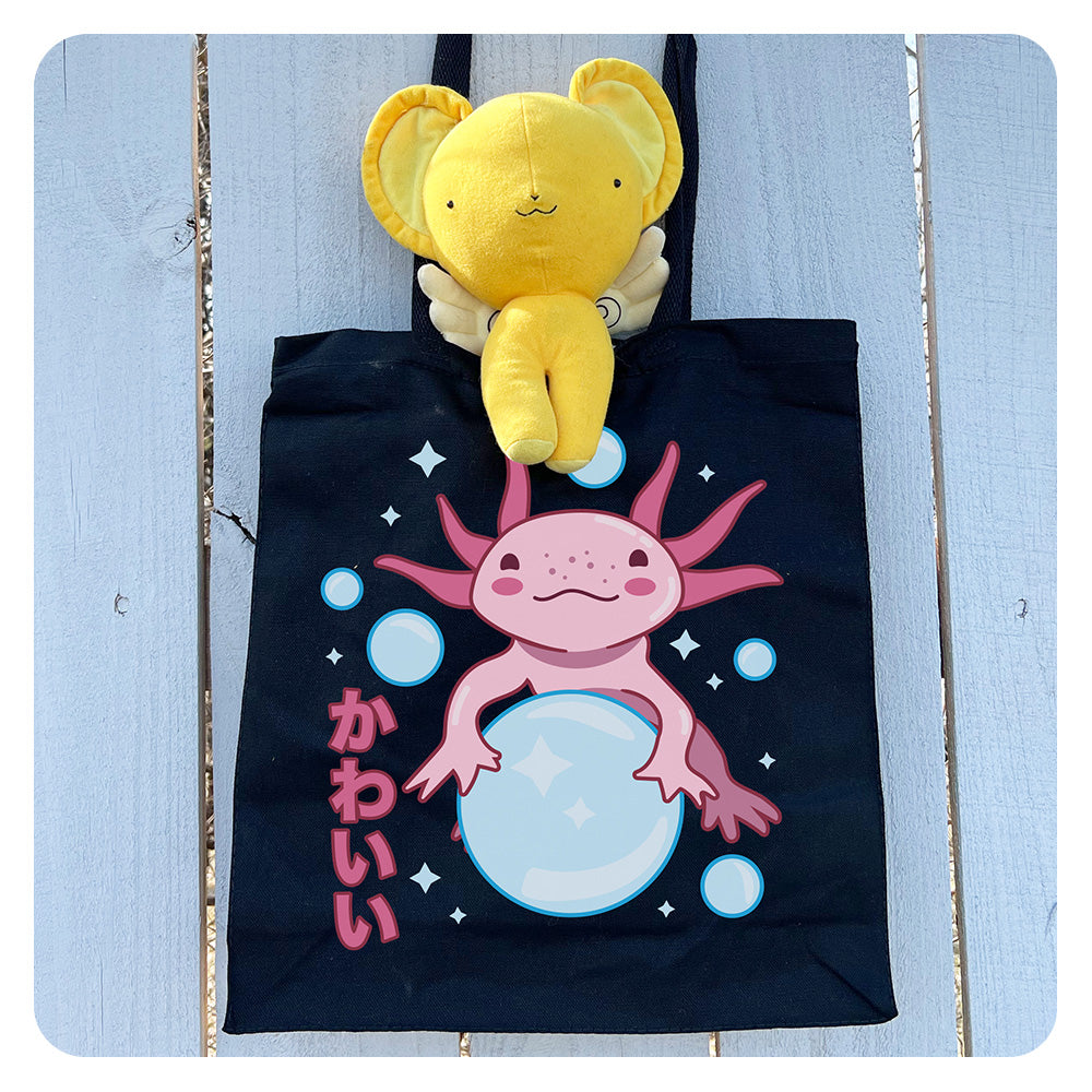 Cute Axolotl Tote Bag