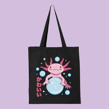 Cute Axolotl Tote Bag