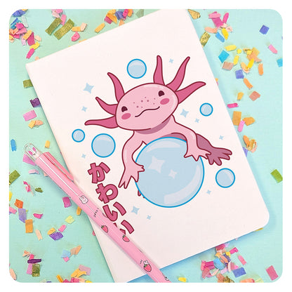 Cute Axolotl Journal