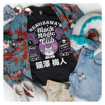 Nekozawa's Black Magic Club T-Shirt