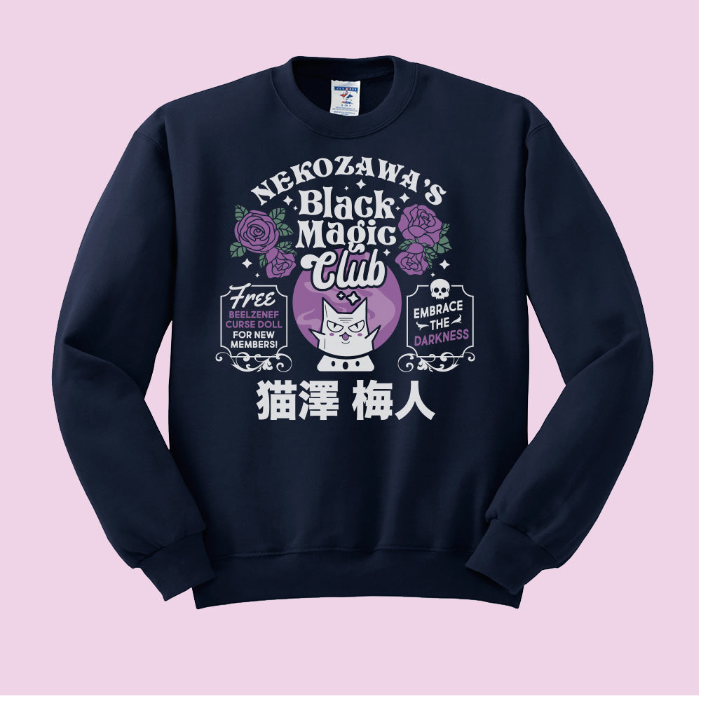 Nekozawa's Black Magic Club Crewneck Sweatshirt