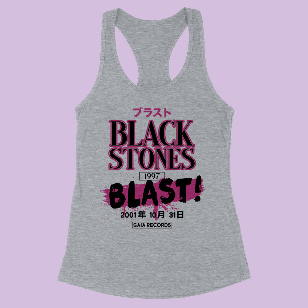 Black Stones Band Tee Racerback Tank